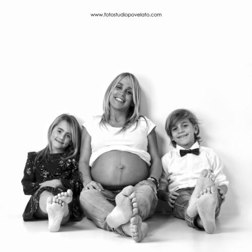 book fotografico pancione famiglia Venezia